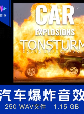 汽车爆炸解体音效 TONSTURM Car Explosions