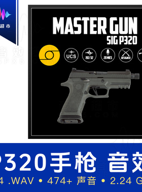 西格绍尔 SIG P320 手枪/枪械音效 Aftertouch Audio - SIG P320