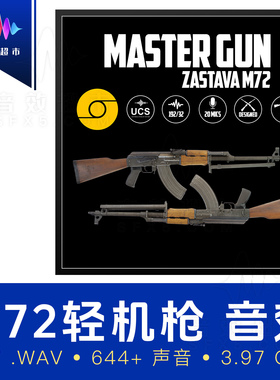(南斯拉夫RPK)扎斯塔瓦Zastava M72 轻机枪音效 Aftertouch Audio
