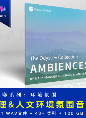 日常环境与自然环境场景配音音效 Pro Sound Effects Ambiences