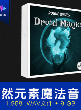 自然元素德鲁伊魔法药水卷轴施法音效 Rogue Waves Druid Magic