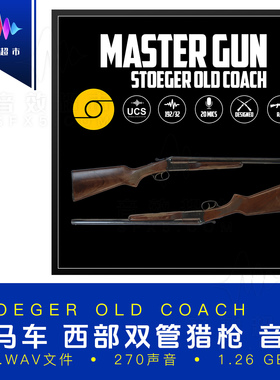 老式西部双管猎枪音效 Aftertouch Audio Stoeger Old Coach
