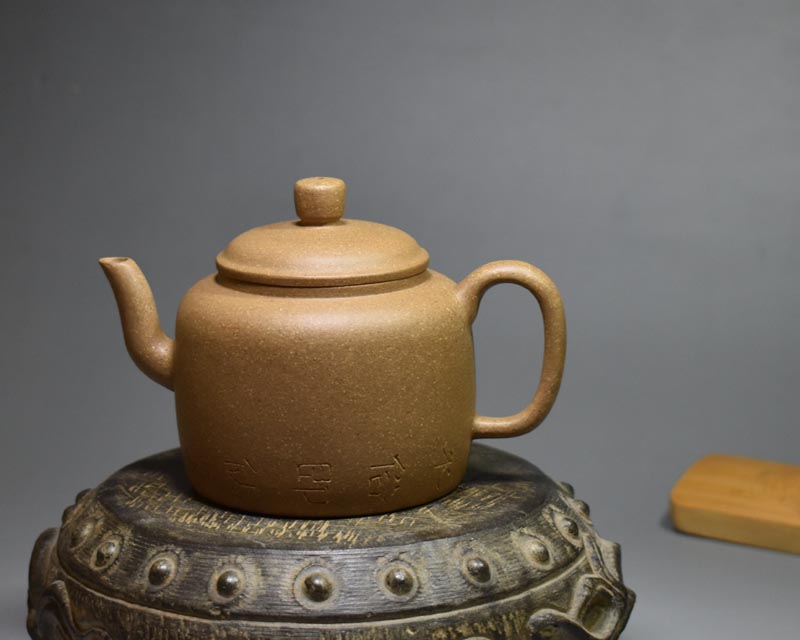 老缶出品 190cc原矿纯手工宜兴紫砂茶壶明式小品中式