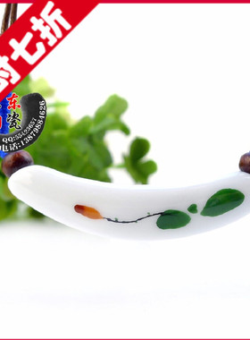 时尚风手绘项链吊坠纯银首饰品