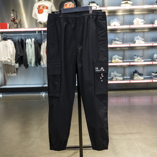 裤 运动潮流休闲宽松收口工装 AKXS809 男子2022夏季 李宁樱花卫裤