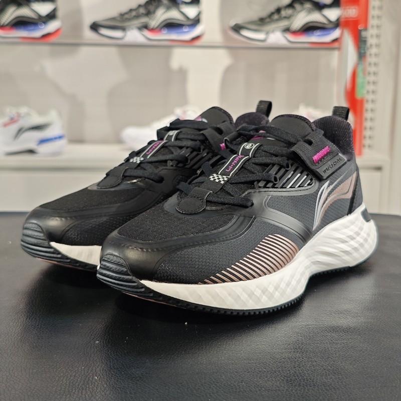 李宁运动生活系列女子时尚潮流百搭缓震舒适休闲鞋AGLR234