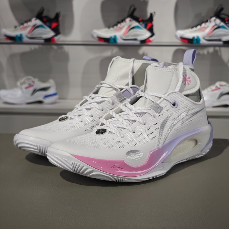 李宁男子减震透气低帮篮球鞋