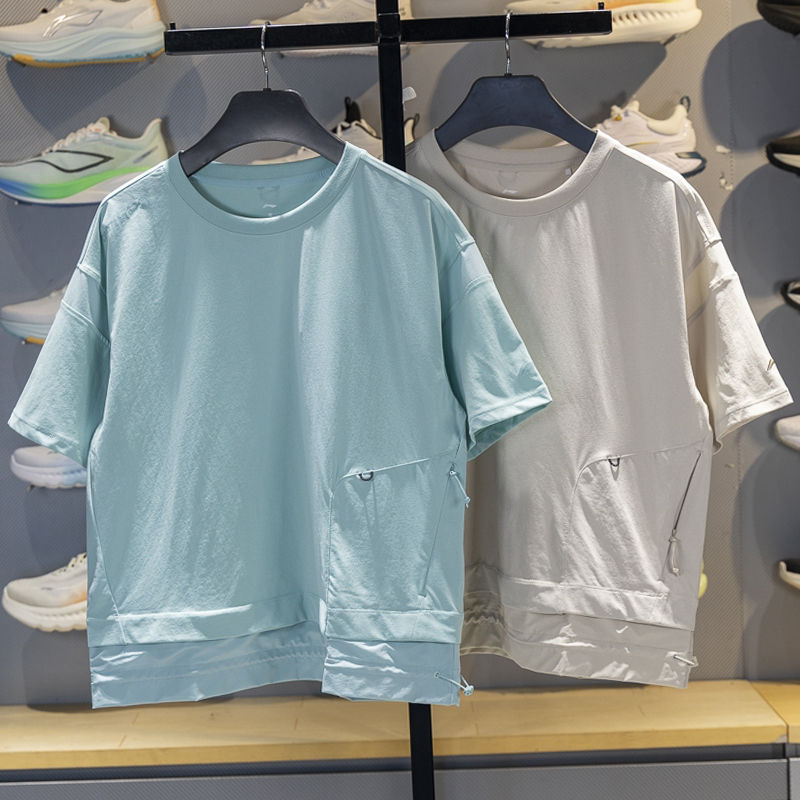 李宁短袖女子速干凉爽短袖T恤