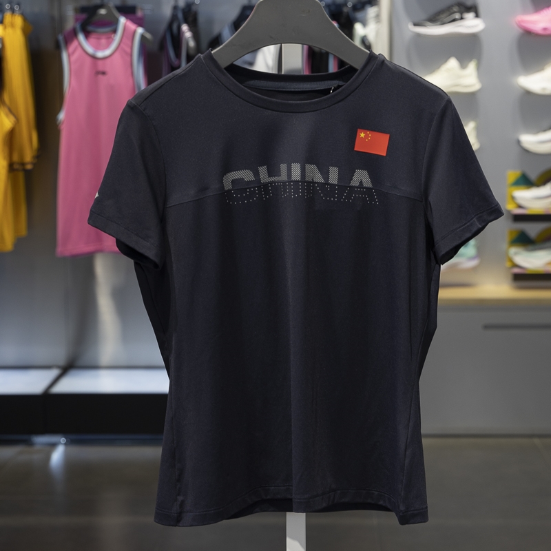 李宁短袖女子冰感透气T恤