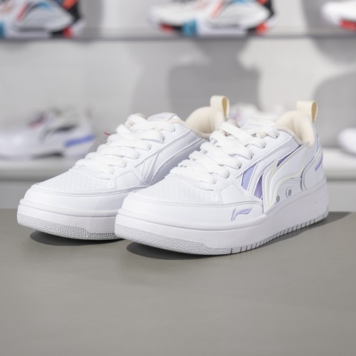 李宁系带女子低帮休闲鞋