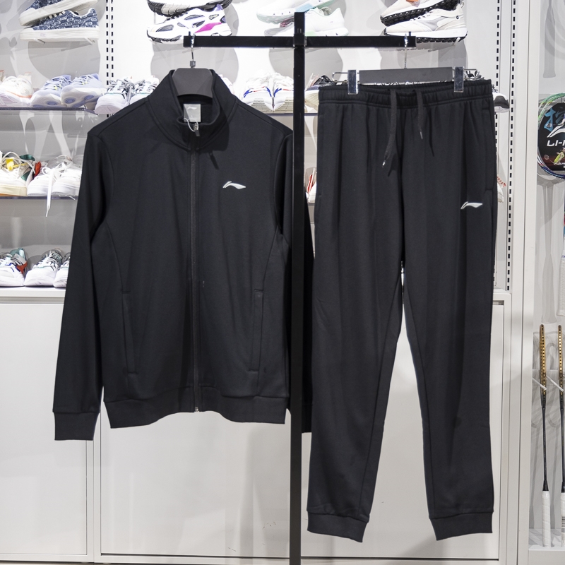 李宁男子透气运动套装