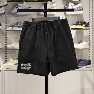 AKSV559 迪士尼联名防泼水宽松休闲短裤 李宁运动短裤 男子2025夏季