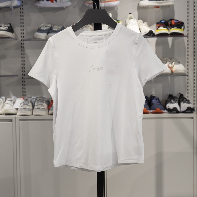 李宁短袖女子透气短袖T恤