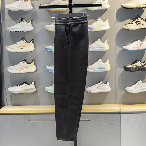 李宁直筒女子保暖卫裤