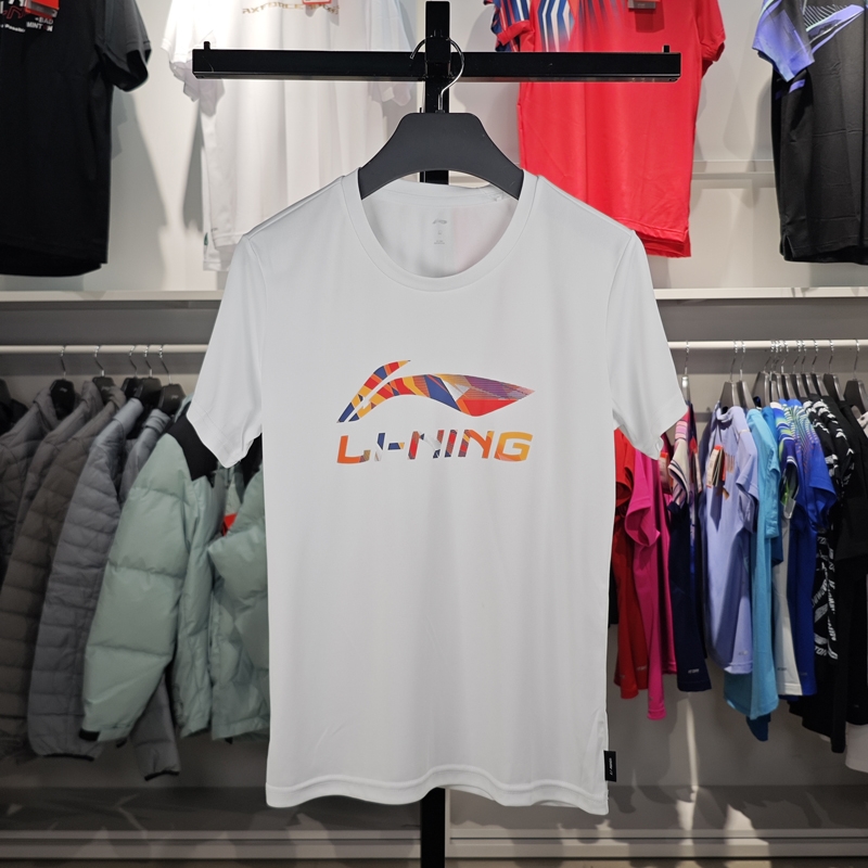 李宁短袖女子纯棉透气T恤