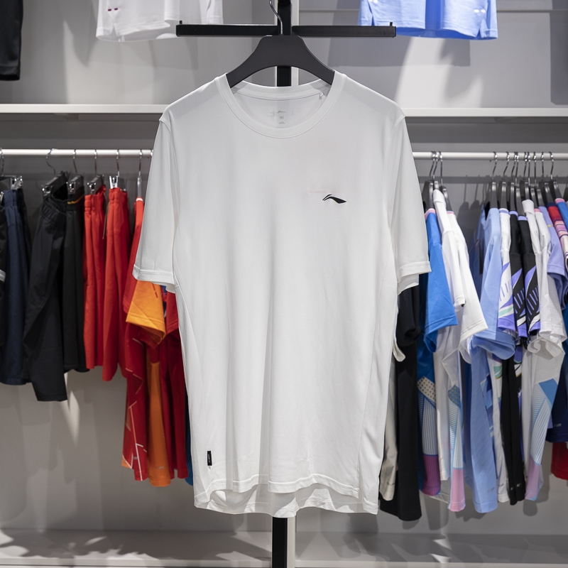 李宁短袖男子排湿速干T恤