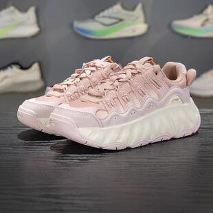 正品李宁女子休闲鞋春季宝可梦联名曲奇厚底增高运动鞋AGCW178