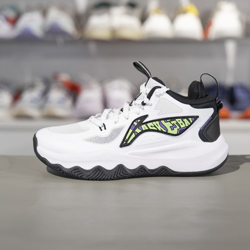 李宁儿童篮球鞋2024冬季新款男大童光能1.0减震回弹运动鞋YKBU102