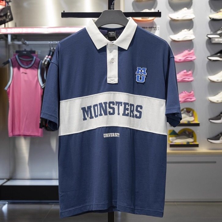 正品李宁短袖T恤2025夏季X迪士尼联名男子纯棉短袖POLO衫APLU147,运动服/休闲服装,运动POLO衫,淘宝优惠券,粉丝福利购,淘宝优惠卷