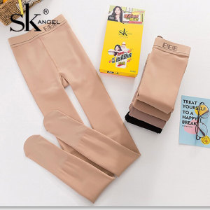 SK打底裤9918加厚面膜磨毛薄绒小个子光腿神器秋冬塑形美腿200克