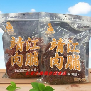 包知府 靖江肉脯鸡胸肉猪肉附片肉干零食500g原味蜜汁味热销推荐