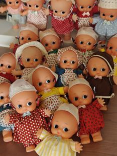 现货】日本昭和兴业银行中古存钱罐储蓄罐kewpie 丘比胶皮娃娃