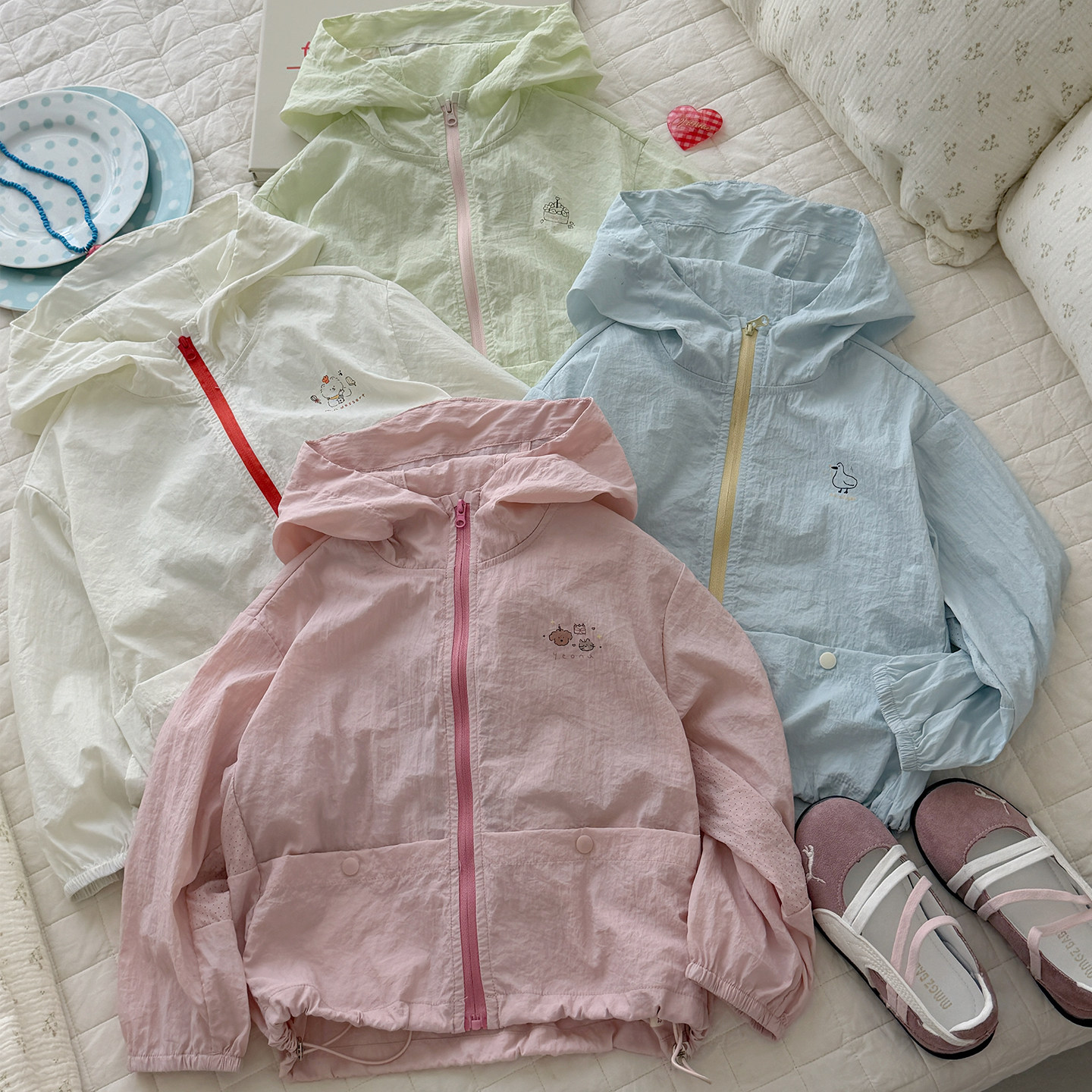 儿童防晒衣2026新款凉感女童防晒服超薄原纱女孩连帽轻薄透气外套
