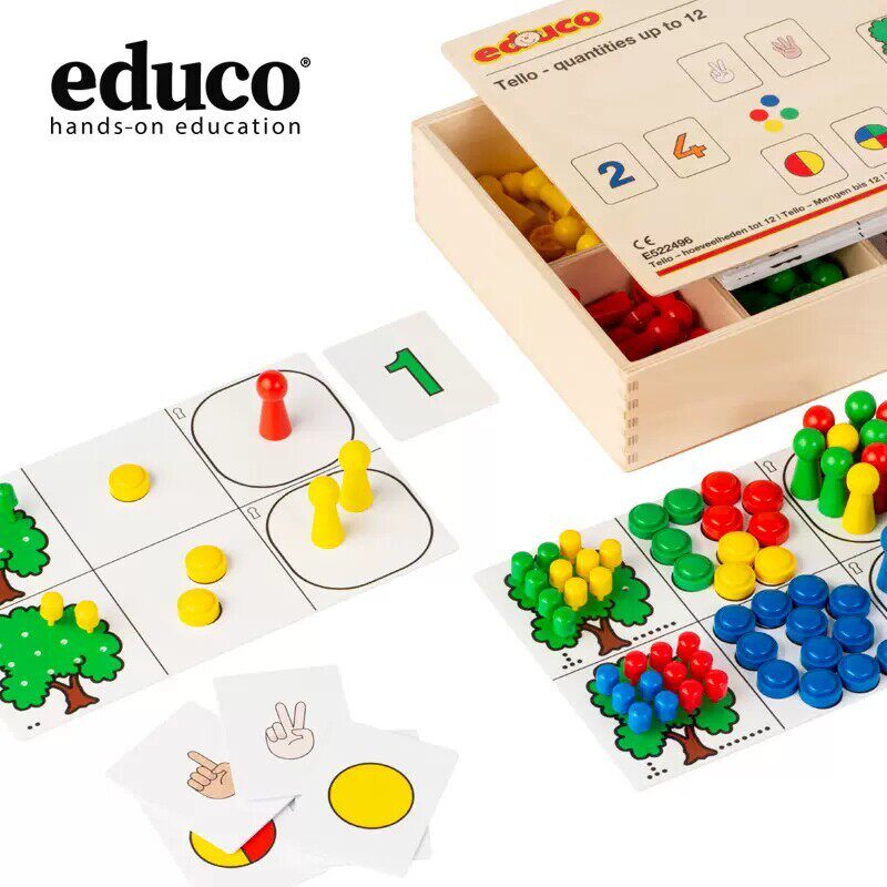 数数乐游戏荷兰educo幼儿早教园儿童桌面益智逻辑思维玩具