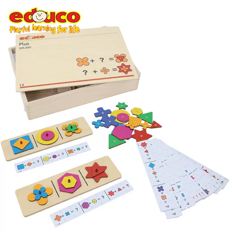 educo荷兰形状块组图形状叠塔精华版颜色形状连连看形状吸盘游戏