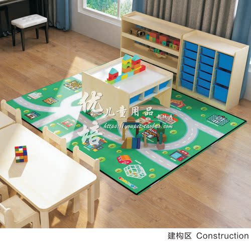 凯利王国系列幼儿园儿童木制幼教桌80圆桌60小圆桌幼教椅高端桌椅