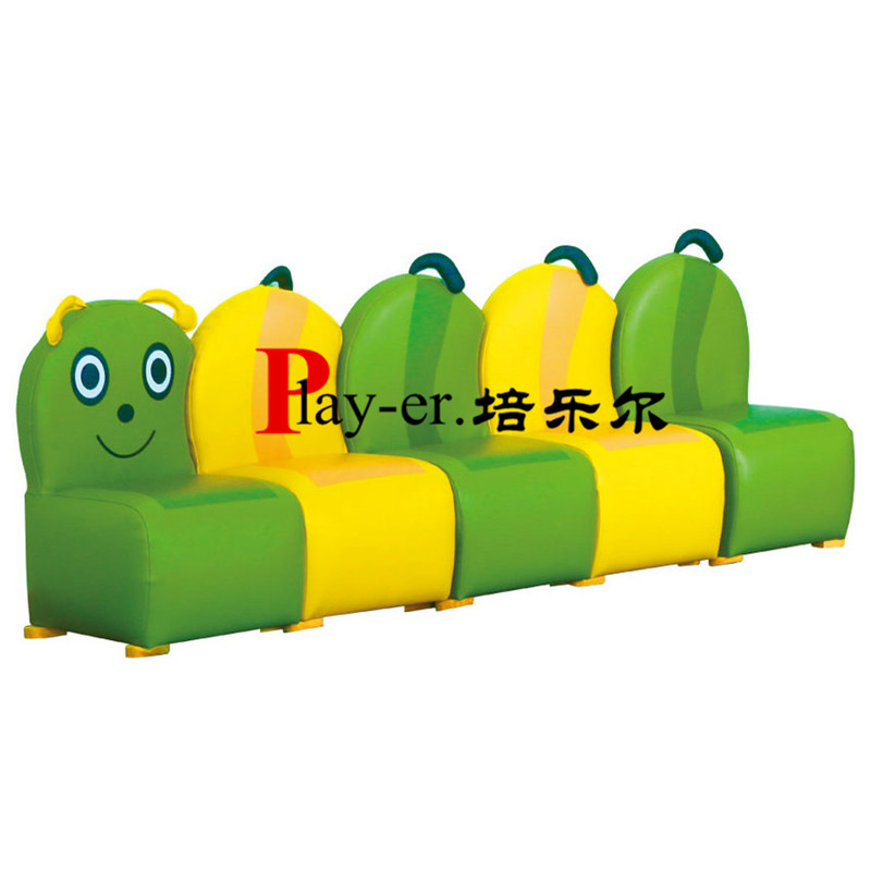 组合式毛虫沙发沙发迷你组合毛虫沙发幼儿亲子早教园软体凳子沙发
