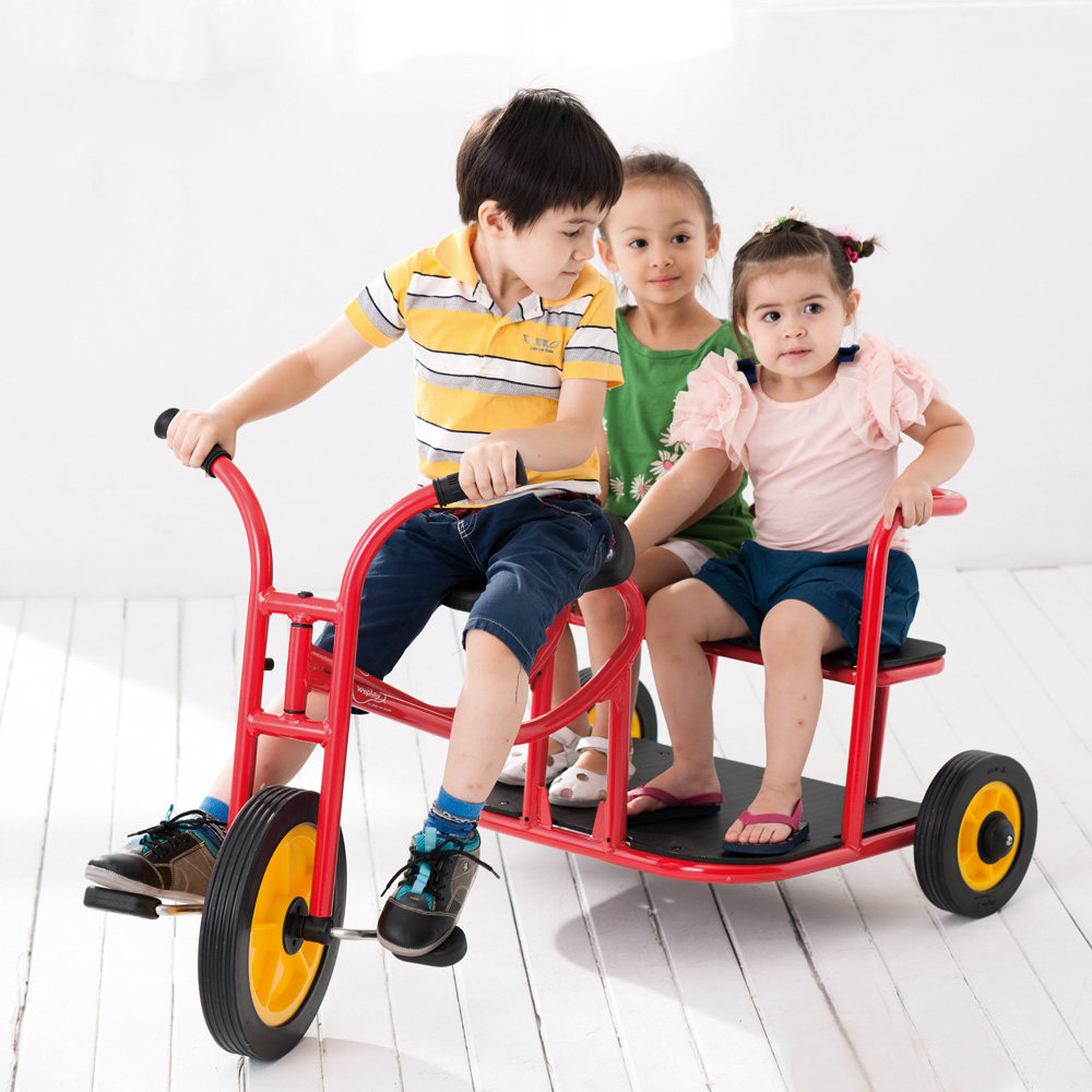 炫风车weplay幼儿早教儿童多人脚踏车出租车 三轮自行车骑行车