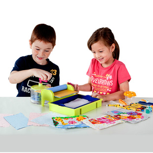 益智早教手工DIY游戏 造纸机幼儿早教园儿童动手能力科学玩具正品