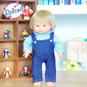 白色皮肤短发男孩装扮西班牙Belonil幼教过家家仿真洋娃娃玩具