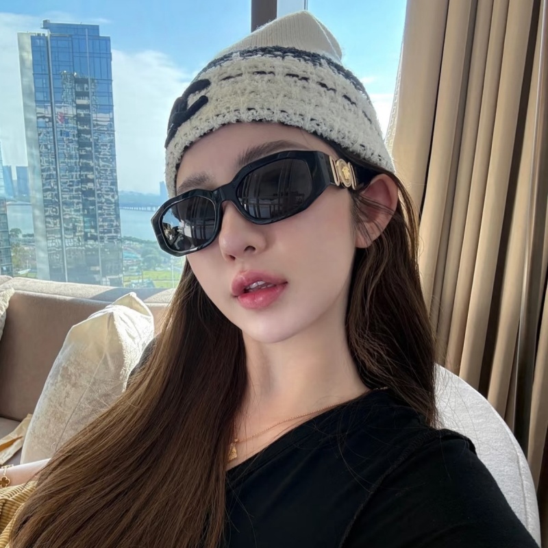 复古黑色猫眼时髦高级感墨镜女