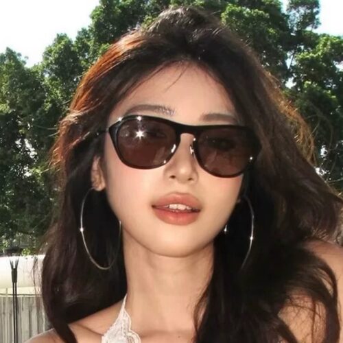 欧美风茶色墨镜女蛤蟆镜防紫外线