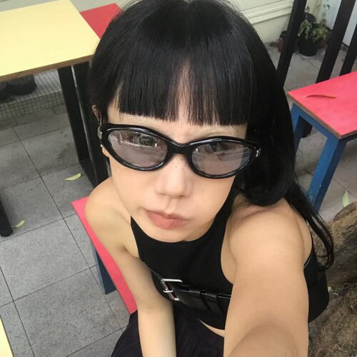 2024新款gm墨镜女椭圆猫眼水银