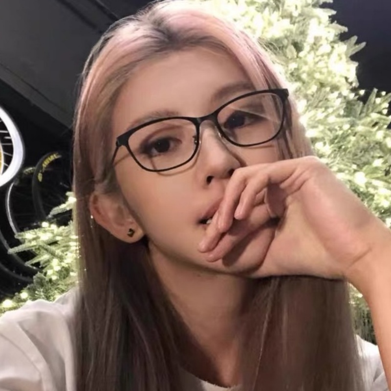 韩版复古小方框高智感金属黑框素颜眼镜配度数防蓝光老钱风平光镜