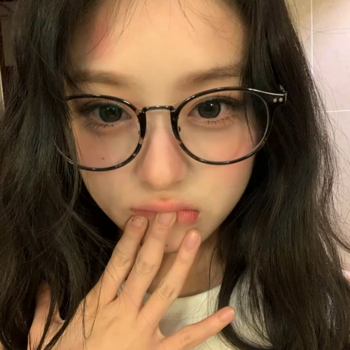 韩系椭圆复古豹纹玳瑁平光眼镜框