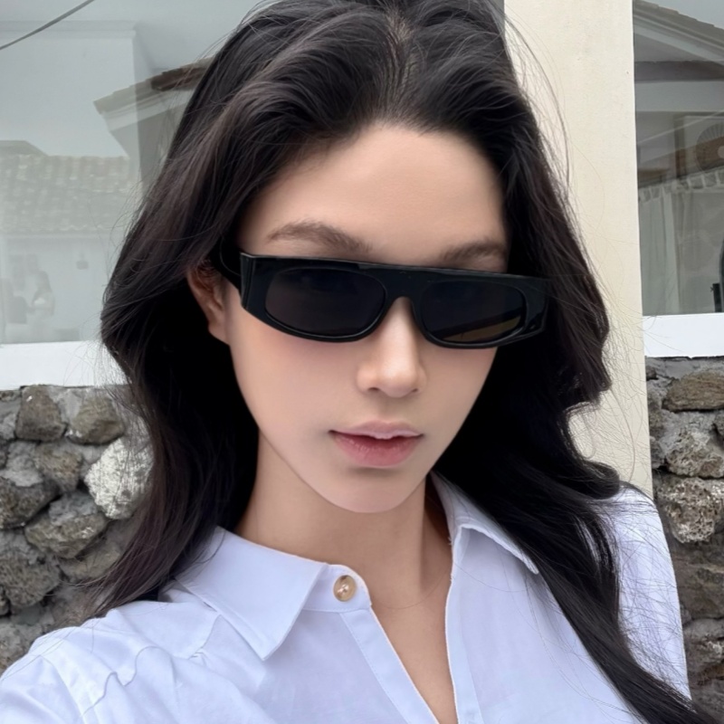 复古猫眼墨镜老钱风女方圆脸显瘦