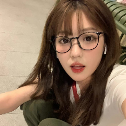 复古细框超轻黑框近视眼镜女素颜