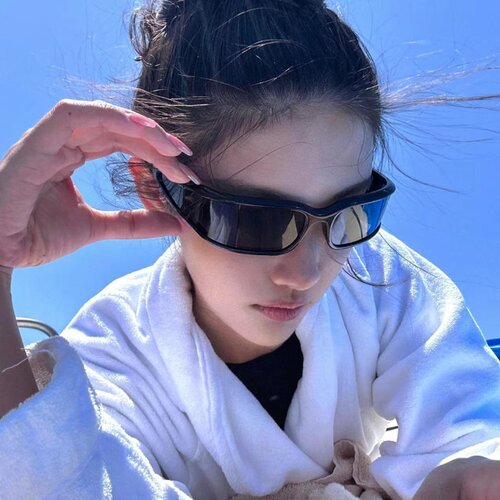 墨镜女款发箍Y2K辣妹旅游沙滩