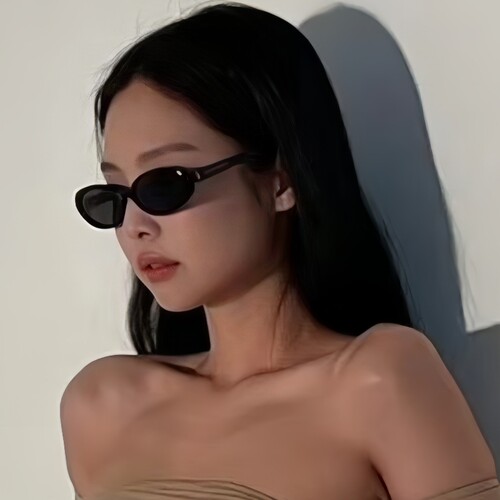 jennie同款gm椭圆猫眼小脸墨镜女