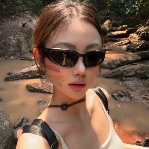 发箍墨镜户外骑行运动防晒偏光登山跑步防紫外线太阳眼镜女潮旅游