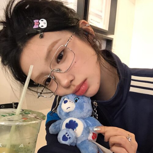 韩版gm金属银色方形素颜眼镜女款