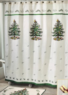 设计师孤品美式样板间衣帽间隔断帘浴室卫生间试衣间遮光窗帘圣诞