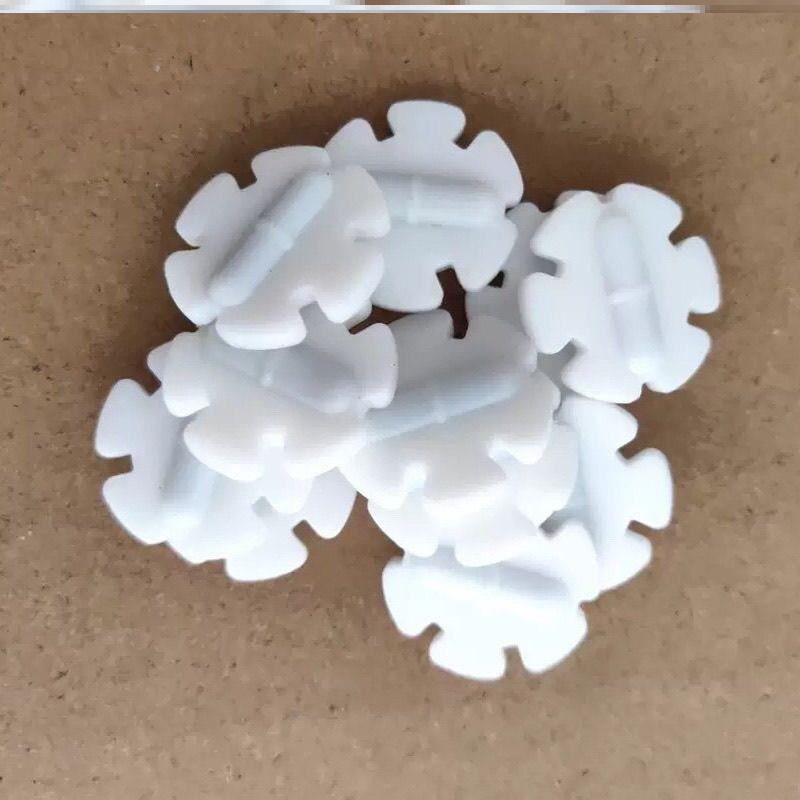 耐高温花瓣型状自动搅拌杯专用转子雪花片胶囊磁力棒雪花搅拌子
