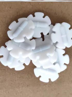 耐高温花瓣型状自动搅拌杯专用转子雪花片胶囊磁力棒雪花搅拌子