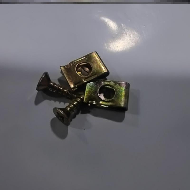 免铆钉固定件锁芯简易安装固定片紧锁卫生间门维修锁舌螺丝固定器