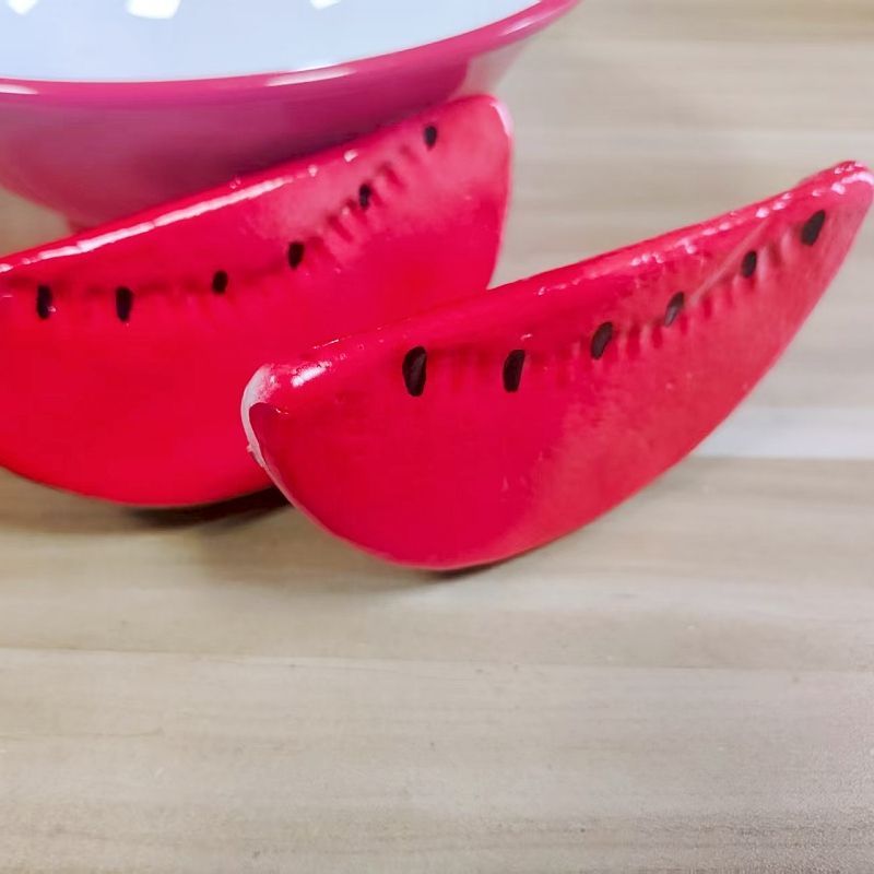儿童影楼装饰品摆件玩具橱窗场景拍摄食玩道具果蔬玩偶仿真西瓜片